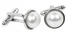 JwL Luxury Pearls Manžetové knoflíčky s pravými perlami JL0189