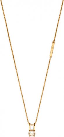 Esprit Pozlacený náhrdelník se zirkonem Lillian ESNL00101242 (řetízek, přívěsek)