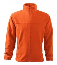 Pánská fleecová mikina Jacket - Oranžová | L