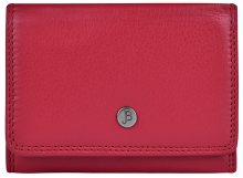 JustBag Dámská kožená peněženka 5216 Fire Red