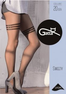 Gatta Sweety nr 15 20 den punčochové kalhoty 2-S nero/černá
