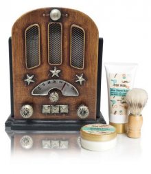 Lady Cotton Kosmetická sada na holení pro muže retro rádio (Radio Retro Shaving Set)