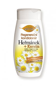 Bione Cosmetics Regenerační kondicionér Heřmánek + Keratin 260 ml