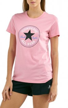 Converse Dámské triko Chuck Patch Nova Tee Coastal Pink XS