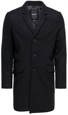 ONLY&SONS Pánský kabát ONSJULIAN SOLID WOOL COAT OTW Black M