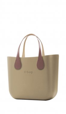 O bag  kabelka MINI Sabbia s krátkými koženkovými držadly Extra Slim Phard