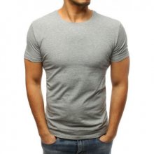 Pánské jednobarevné tričko STYLE šedé