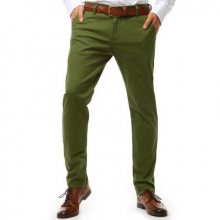 Pánské kalhoty STYLE chinos zelené