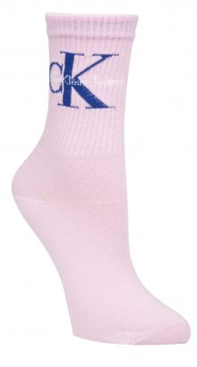 Calvin Klein růžové ponožky Jeans Logo - 37-41