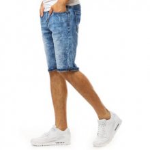 Pánské SHORT kraťasy jeansové modré