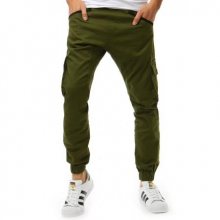 Pánské kalhoty STYLE joggery zelené
