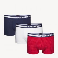 Tommy Hilfiger barevný 3 pack pánských boxerek 3P Trunk Print - XXL