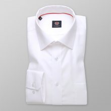 Košile London bílá s jemným vzorem  11042