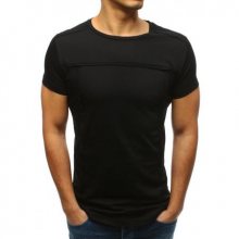 Pánské ELEGANT tričko hladké jednobarevné černé