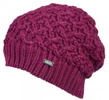 CAPU Zimní čepice 18823-F Burgundy-Pink