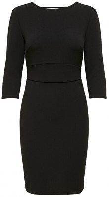 Jacqueline de Yong Dámské šaty JDYLAUREN 3/4 BACK DETAIL DRESS JRS Black XS