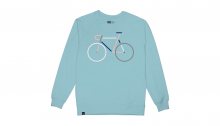 Dedicated Sweatshirt Malmoe Color Bike Embroidery Beach Blue tyrkysové 16077