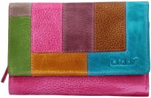 Lagen Dámská kožená peněženka LG-11/D Fuch/Multi