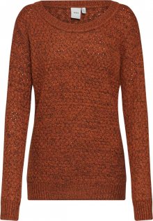 ICHI Svetr \'Olanda\' hnědá