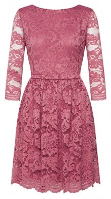 Vero Moda Dámské šaty VMALVIA 3/4 LACE SHORT DRESS Mesa Rose XS