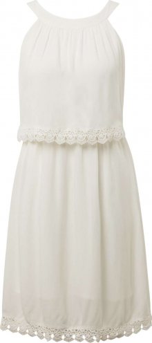 TOM TAILOR DENIM Letní šaty \'mini dress crochet lace\' bílá