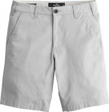 HOLLISTER Chino kalhoty světle šedá
