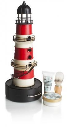 Lady Cotton Pánská sada kosmetiky na holení červený maják (Red Lighthouse Set)