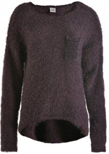Deha Dámský svetr Crewneck Sweater B64160 Black Plum S