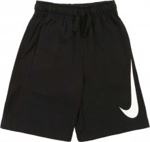 Nike Sportswear Kalhoty \'Swoosh FT\' černá / bílá