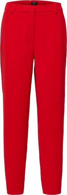 SELECTED FEMME Chino kalhoty světle červená