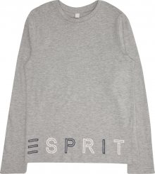 ESPRIT Tričko noční modrá / šedá / bílá