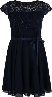 SWING Curve Koktejlové šaty marine modrá