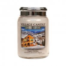 Village Candle Vonná svíčka ve skle Sváteční Aspen (Aspen Holiday) 645 g