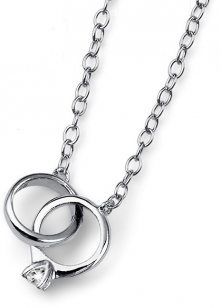 Oliver Weber Stříbrný náhrdelník Ringy 61131R