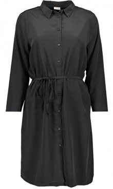 Jacqueline de Yong Dámské šaty JDYPAX TREATS 7/8 SHIRT DRESS WVN Black 34