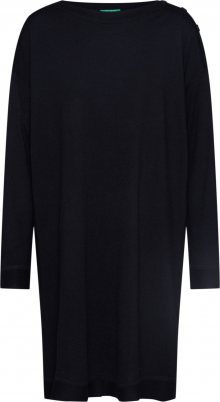 UNITED COLORS OF BENETTON Úpletové šaty černá