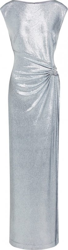 Lauren Ralph Lauren Společenské šaty \'ILIANNE-SLEEVELESS-EVENING DRESS\' stříbrná