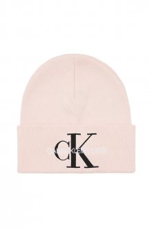 Calvin Klein pudrová čepice CK Knitted Beanie