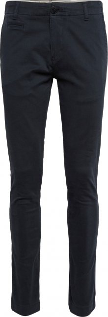KnowledgeCotton Apparel Chino kalhoty \'Pistol Joe\' tmavě modrá