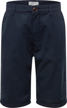 ESPRIT Chino kalhoty \'Basic Twill SH\' námořnická modř