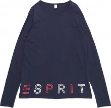 ESPRIT Tričko námořnická modř / světle červená / bílá