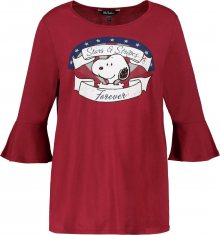 Ulla Popken Tričko \'Snoopy\' červená