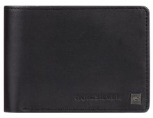 Quiksilver Pánská kožená peněženka Mack IX Black Black EQYAA03813-KVJ0