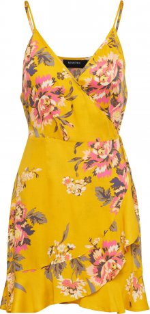 MINKPINK Letní šaty \'TOKYO WRAP DRESS\' žlutá