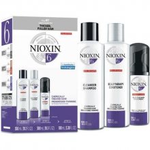 Nioxin Dárková sada pro řídnoucí normální až silné přírodní i chemicky ošetřené vlasy System 6 (Hair System Loyalty Kit 6)