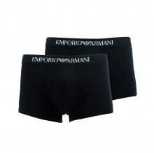 Pánské boxerky Emporio Armani 111613 CC722 2PACK | černá | M