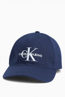 Calvin Klein tmavě modrá kšiltovka J Monogram Cap Peacoat