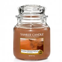 Yankee Candle Aromatická svíčka střední Warm Desert Wind 411 g