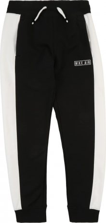 Nike Sportswear Kalhoty bílá / černá