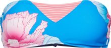 RIP CURL Horní díl plavek \'INFUSION FLOWER BANDEAU\' světlemodrá / mix barev